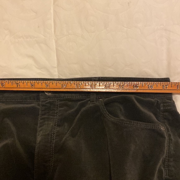 Gray velveteen straight leg jeans - Picture 4 of 9